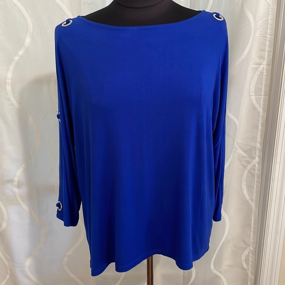 Cable & Gauge Tops Cable Gauge Royal Blue Blouse Pxl Poshmark